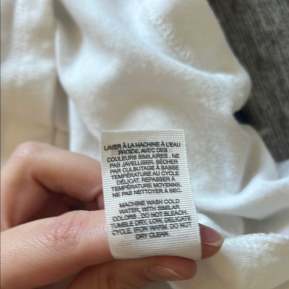 White Crop Graphic Short Sleeve Tee - Picture 6 of 6